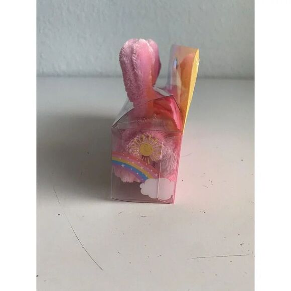 Care Bears Spa Headband Cheer Bear Pink With Rainbow Plush NEW - Picture 3 of 7